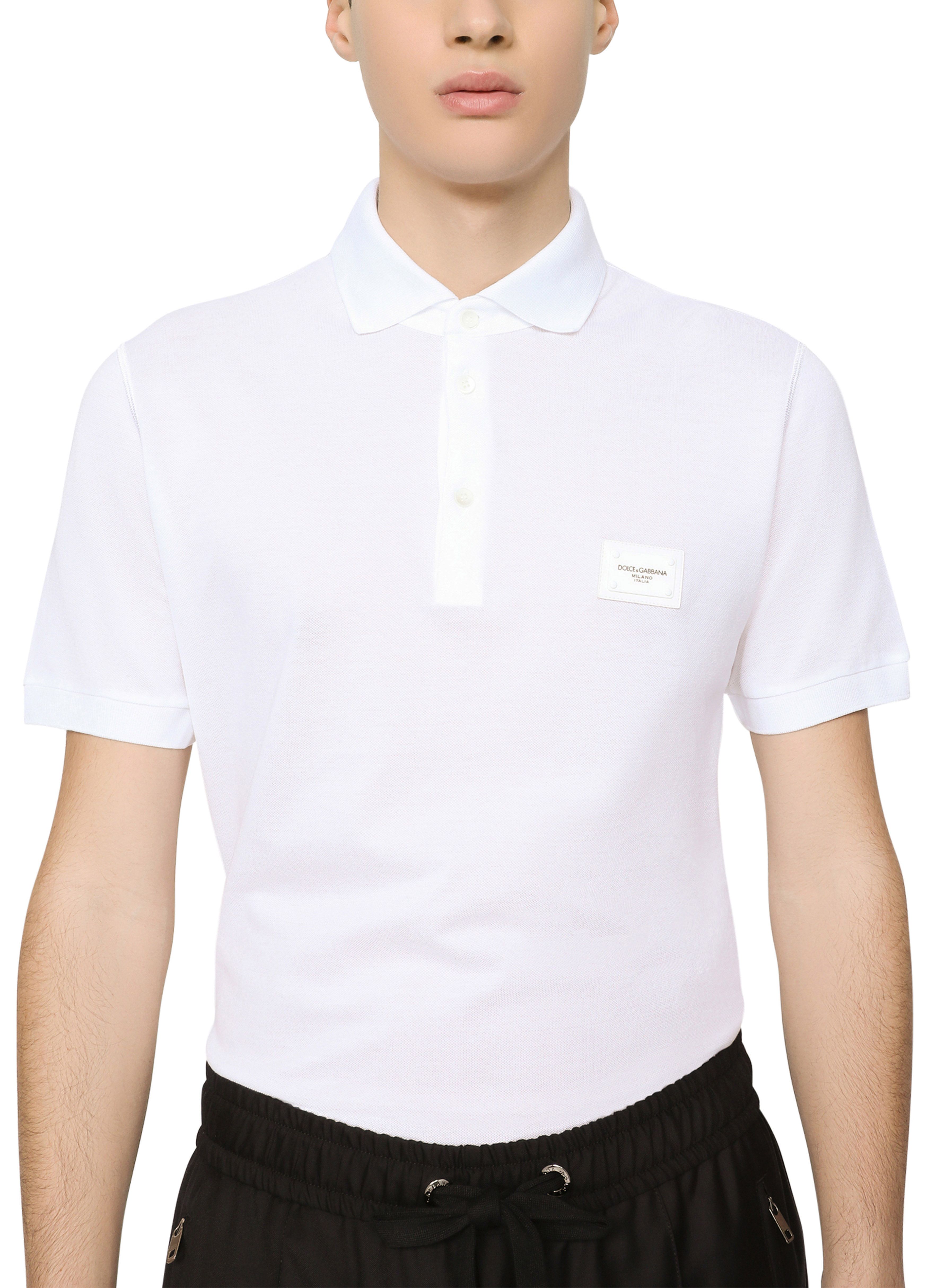 Dolce & Gabbana Cotton piqué polo-shirt