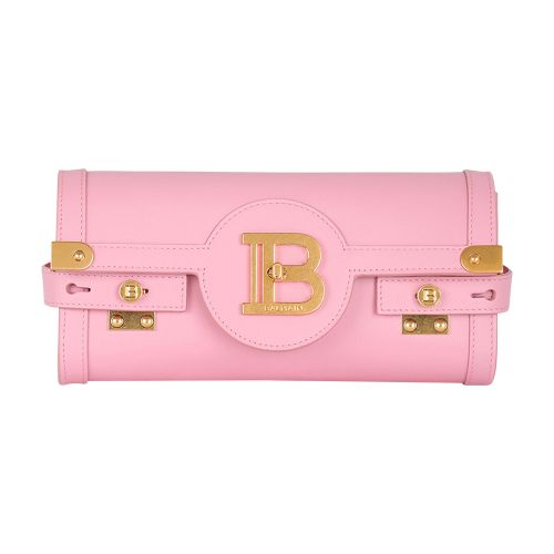 Balmain Smooth leather B-Buzz 23 clutch