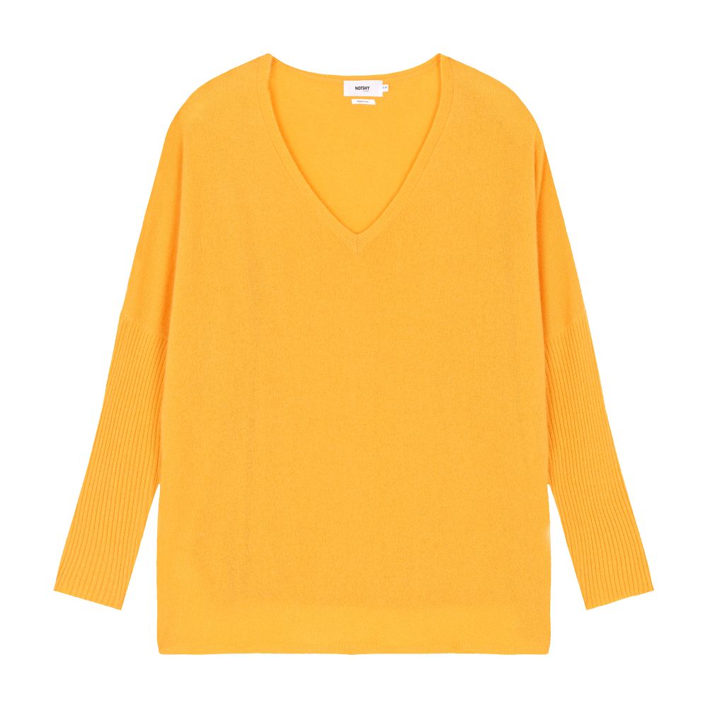  Faustine v-neck cashmere poncho