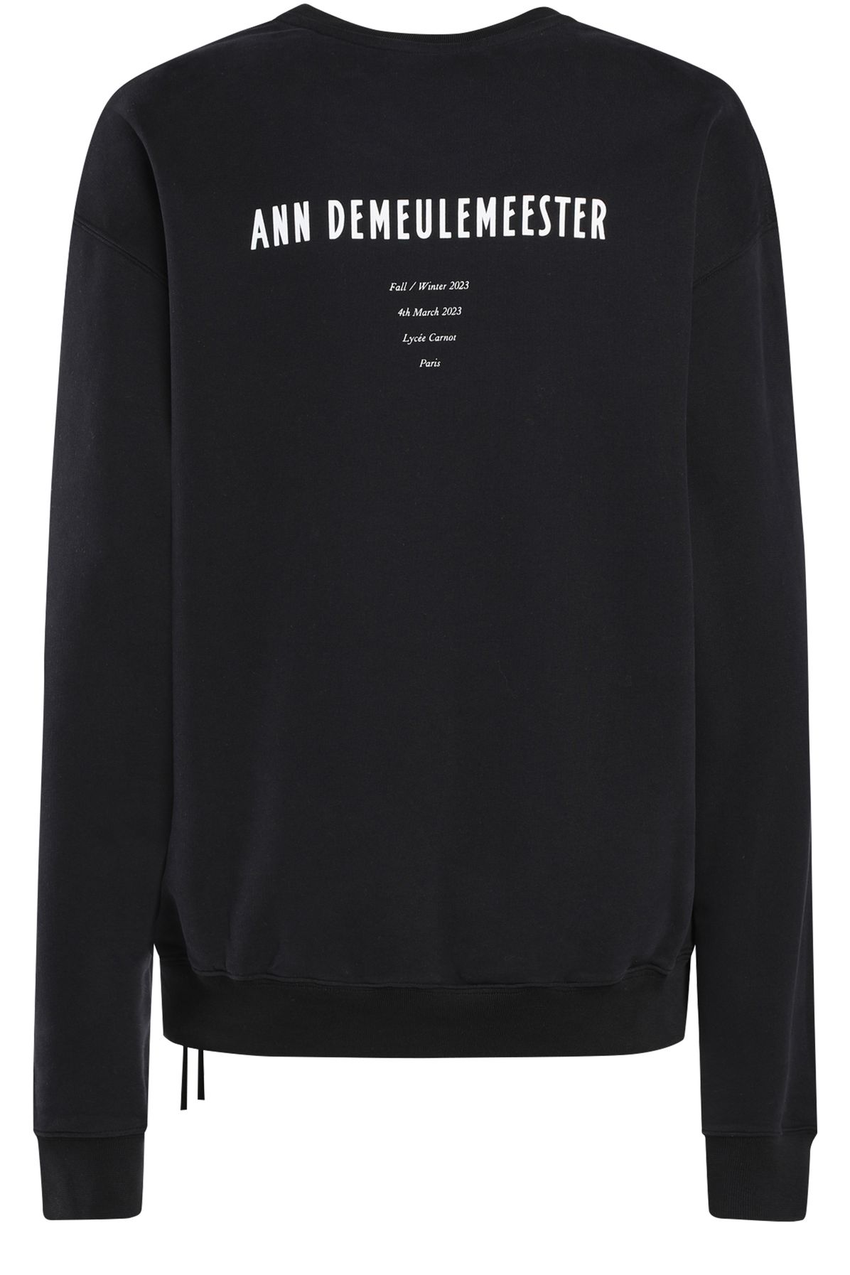 Ann Demeulemeester Zelma Standard Sweater With Fw23 Show Print