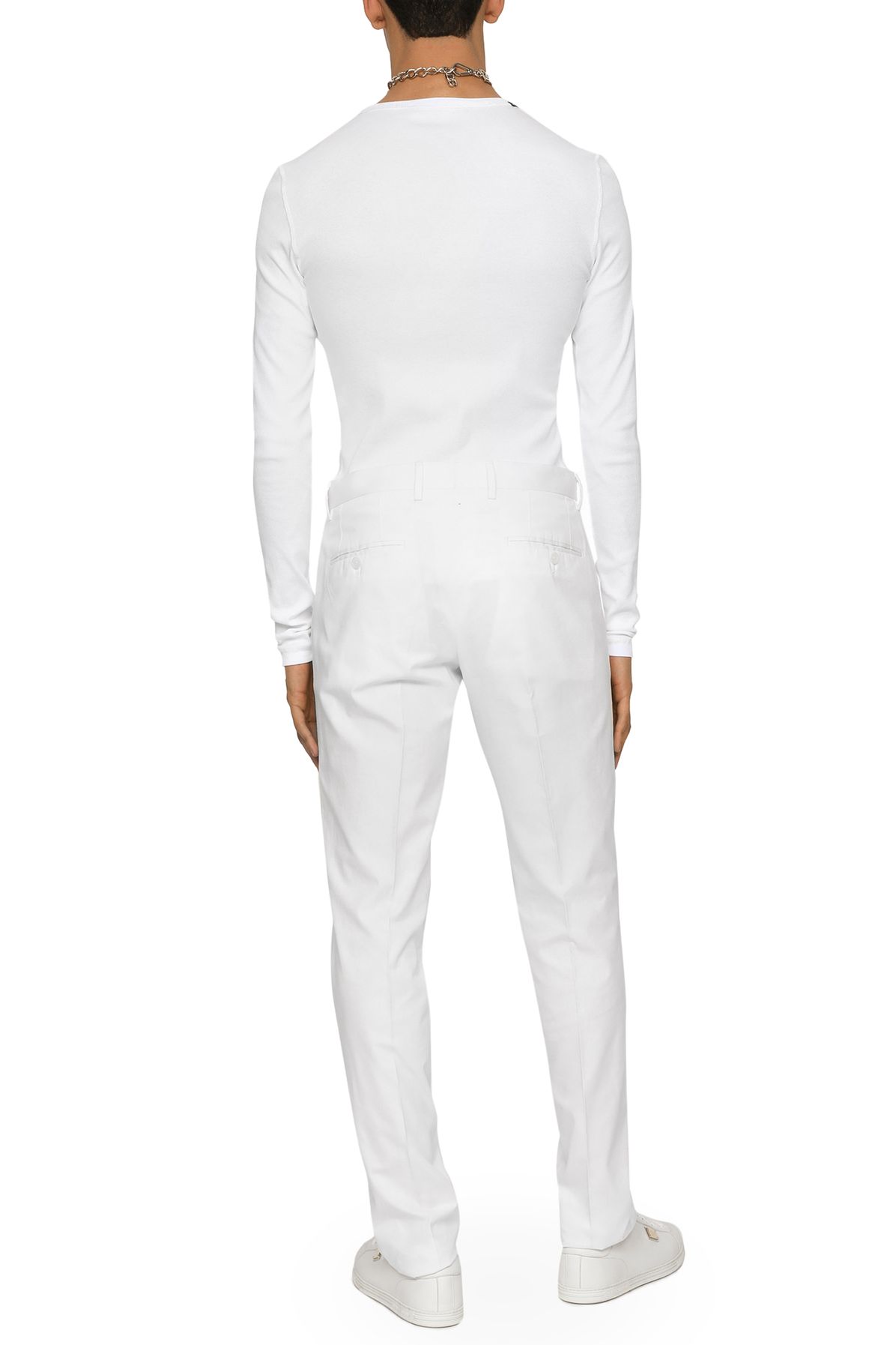 Dolce & Gabbana Cotton Gabardine Pants