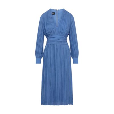  Pleated midi dress