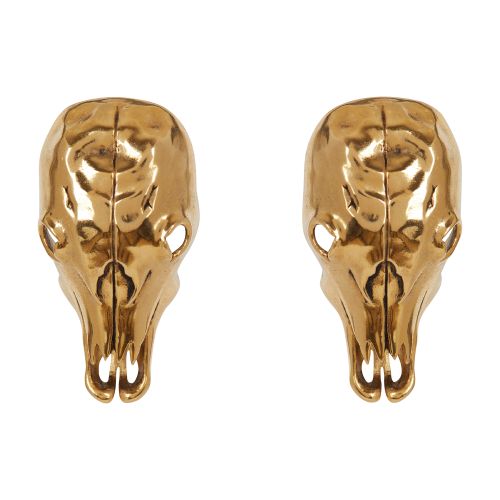 Balmain Buffalo Head Earrings