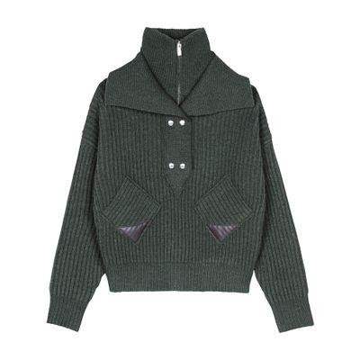  Jacek woollen double-collar sweater