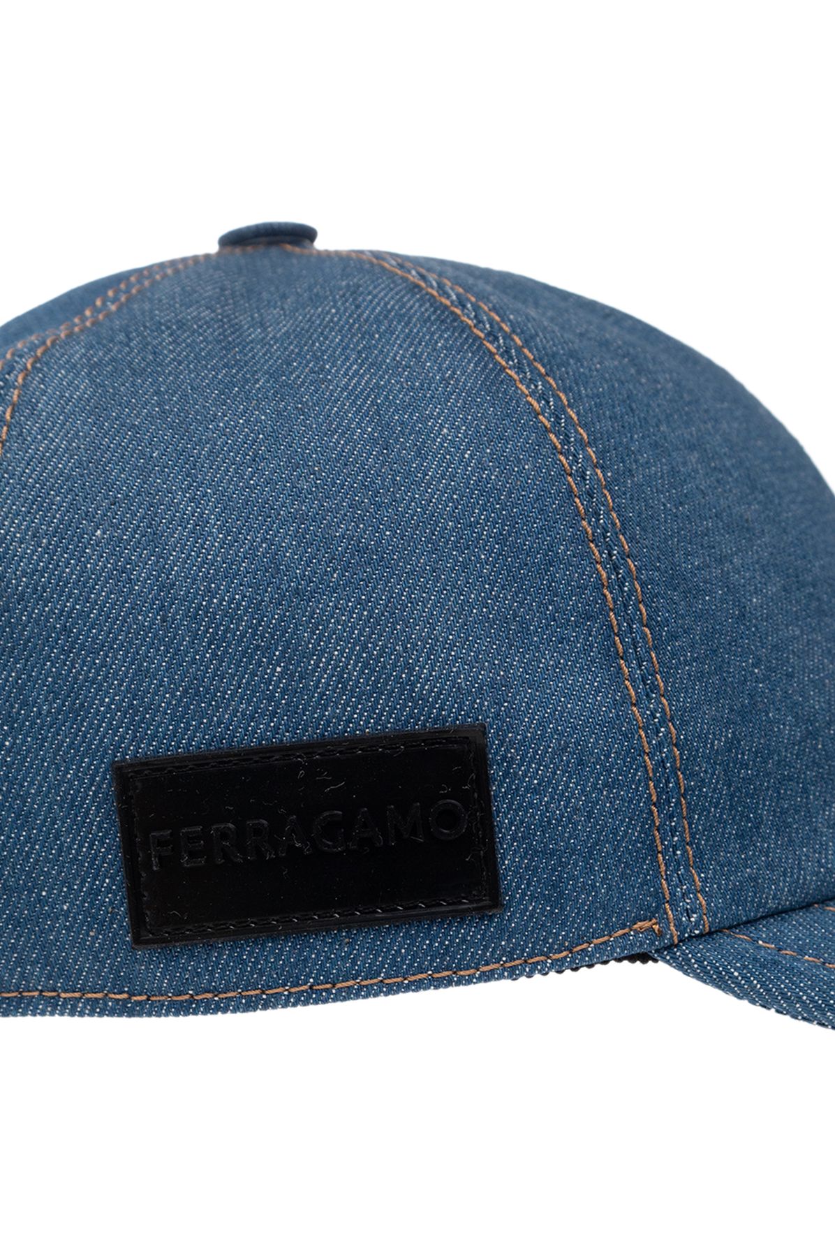 Salvatore Ferragamo Denim baseball cap