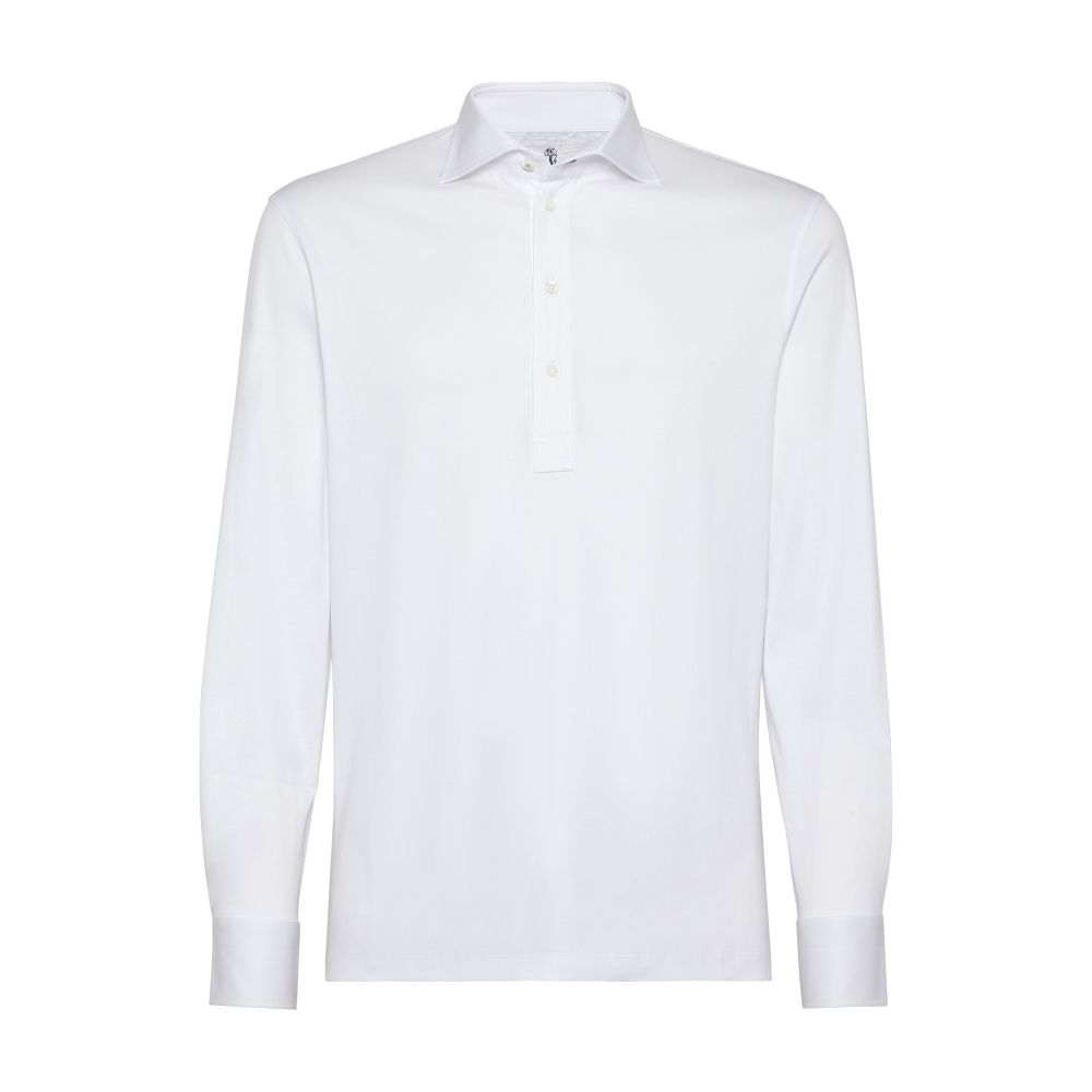 Brunello Cucinelli Polo with shirt collar