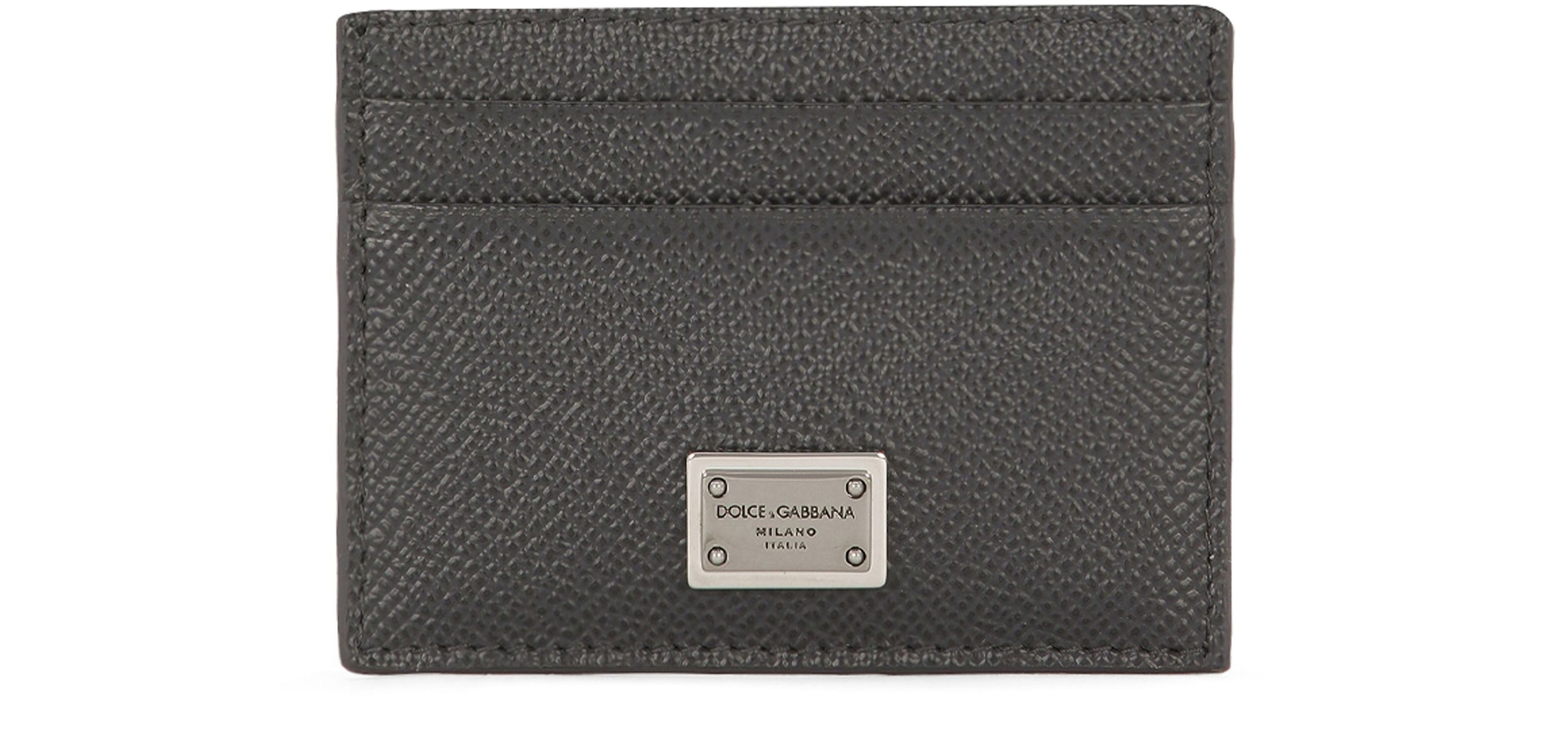 Dolce & Gabbana Calfskin Dauphine Credit Card Holder