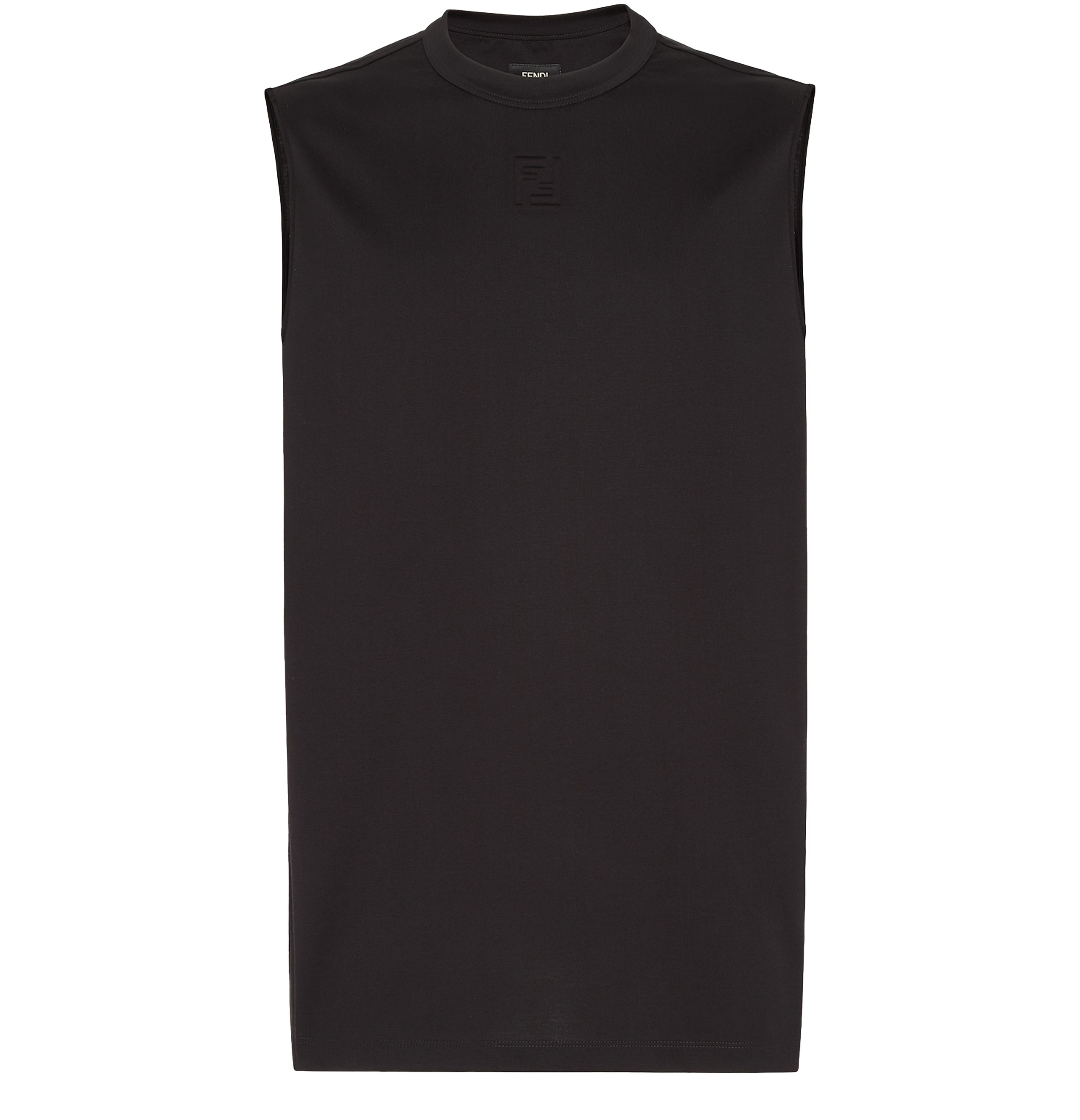 FENDI Straight sleeveless T-shirt