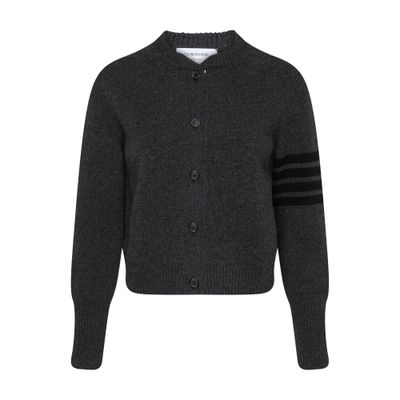 Thom Browne 4Bar merino wool cardigan