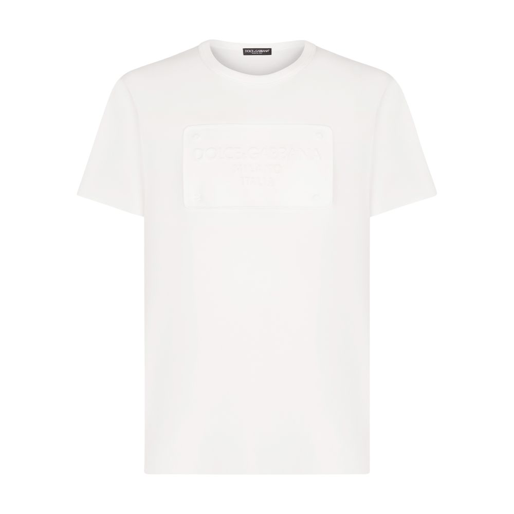 Dolce & Gabbana Cotton T-shirt with embossed logo