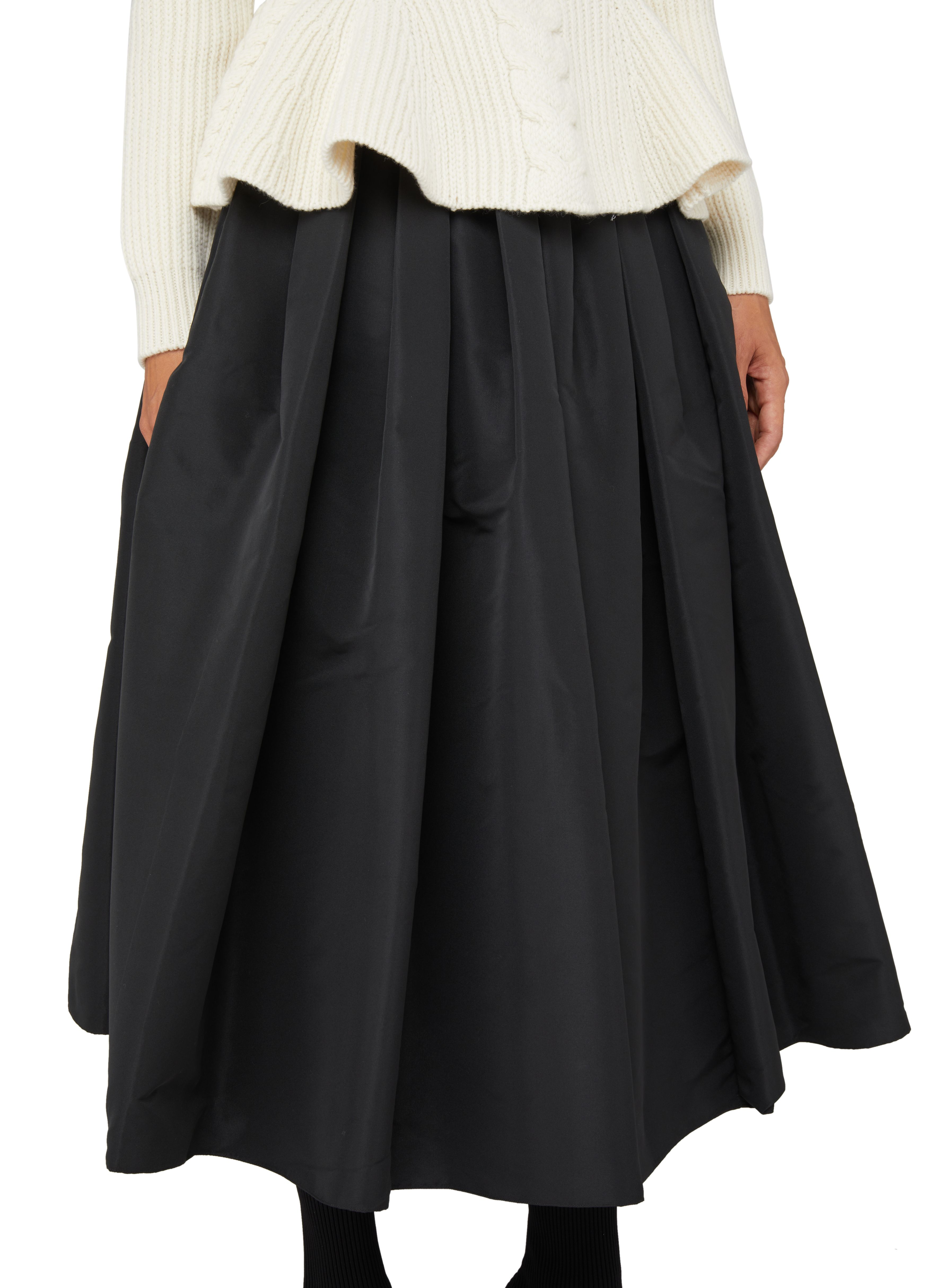 Alexander McQueen Pleated midi skirt