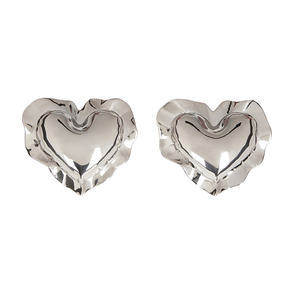 Nina Ricci Cushion heart earrings