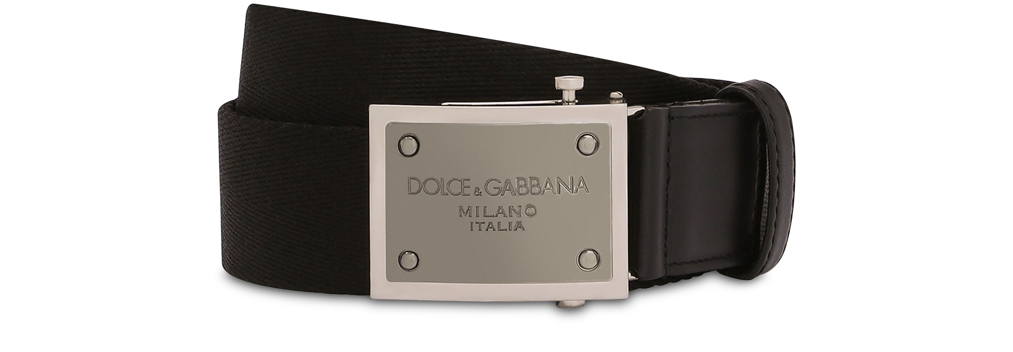 Dolce & Gabbana Tape belt with branded tag