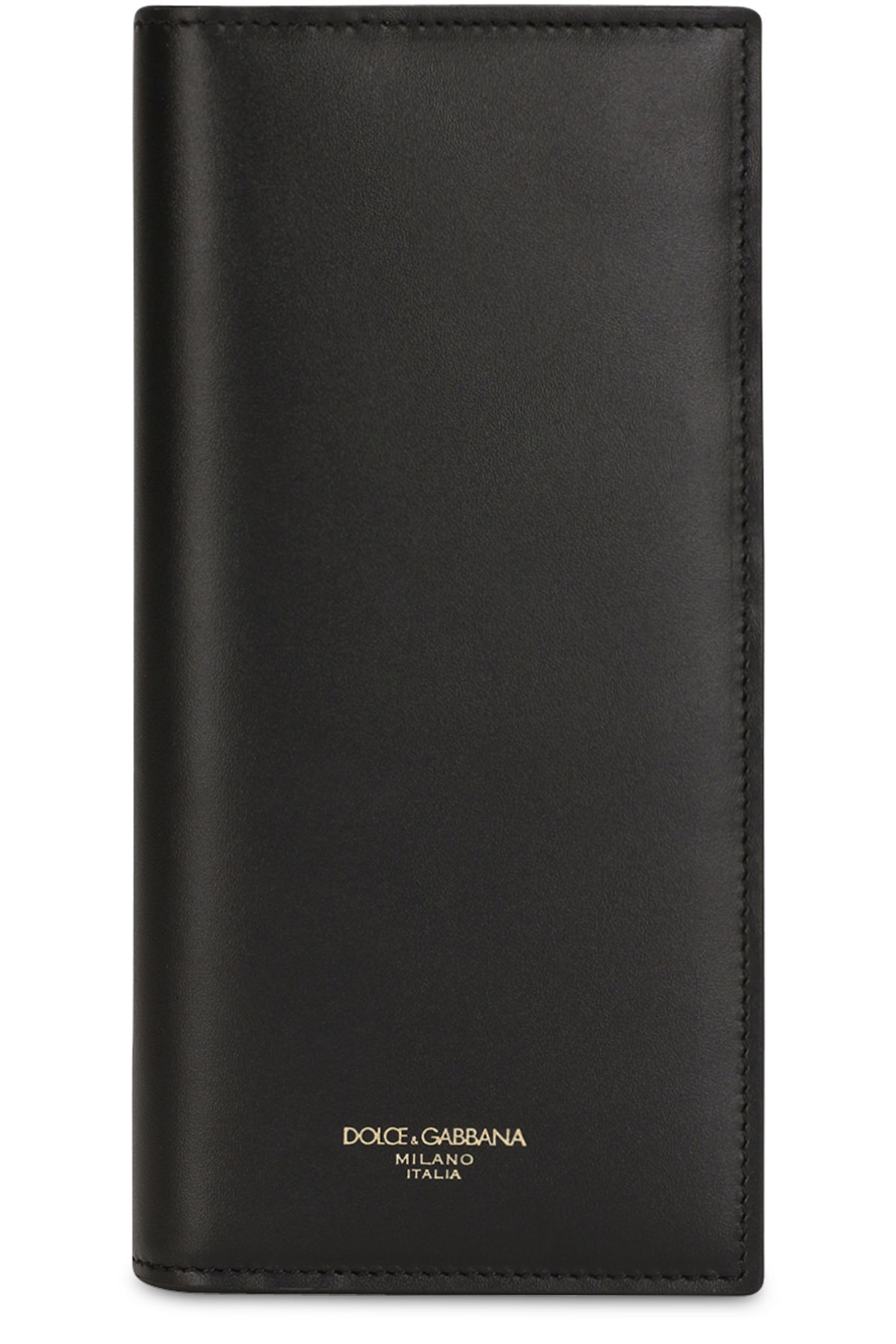 Dolce & Gabbana Plain calfskin vertical wallet