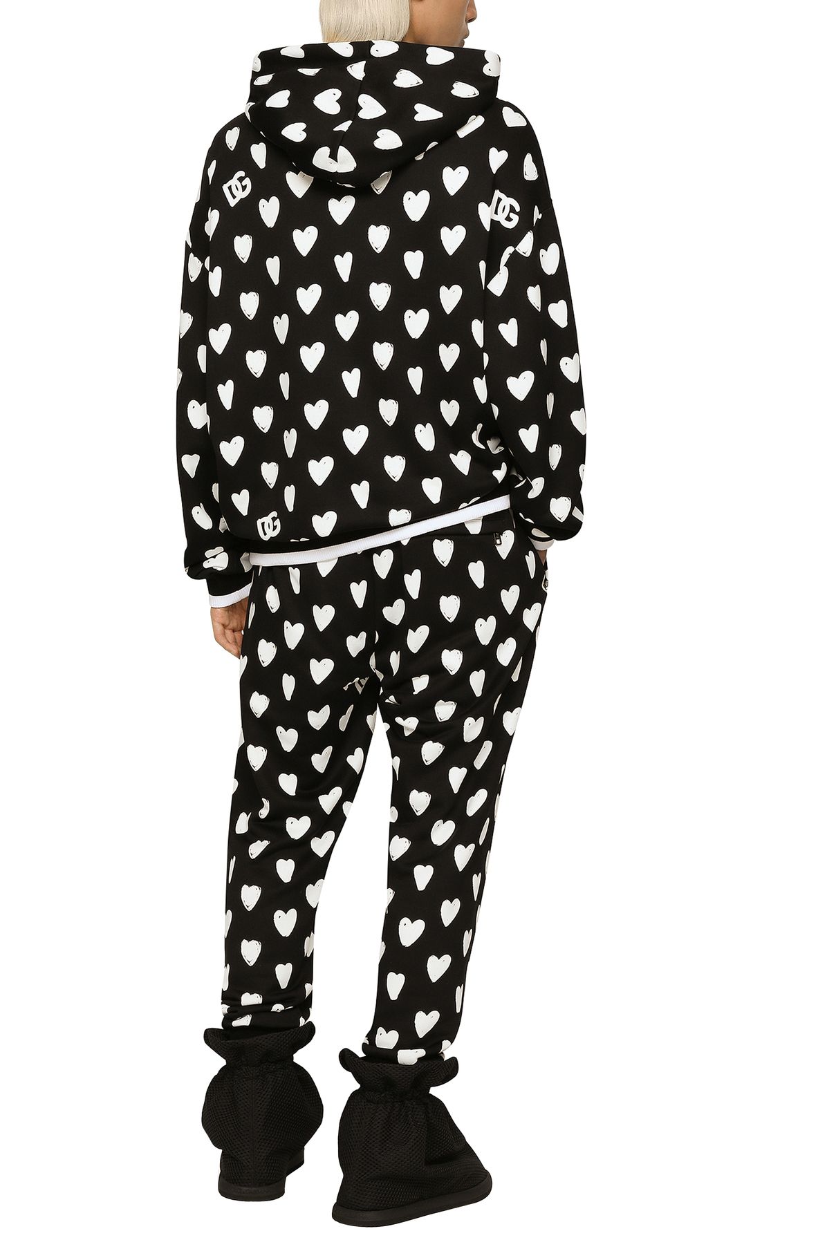 Dolce & Gabbana Jogging pants with DG heart print