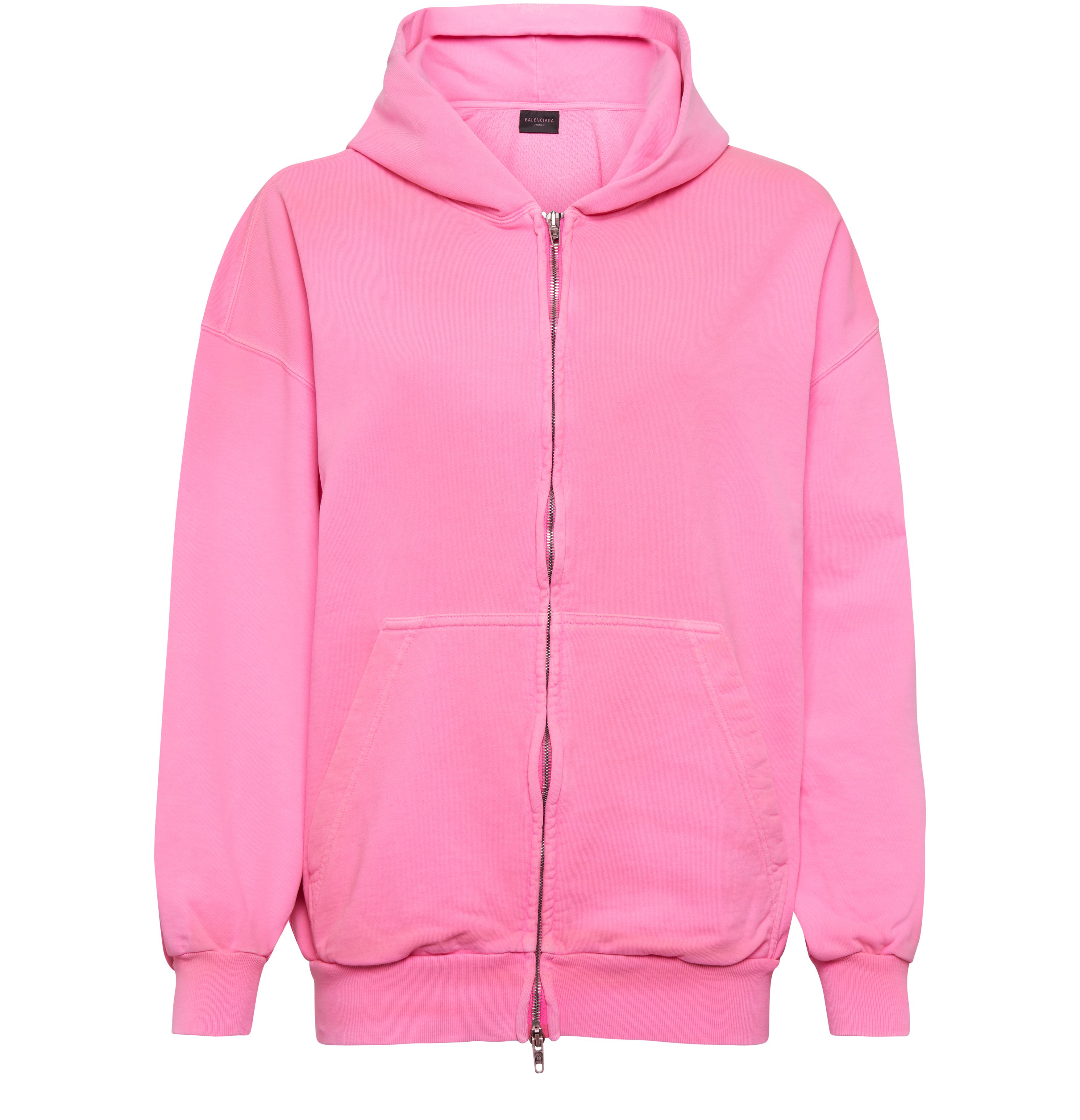 Balenciaga Balenciaga Paris zip-up hoodie