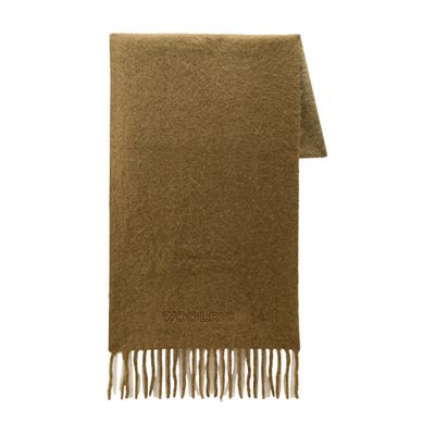 Woolrich Garment-dyed Scarf in Alpaca Blend with Dégradé Effect