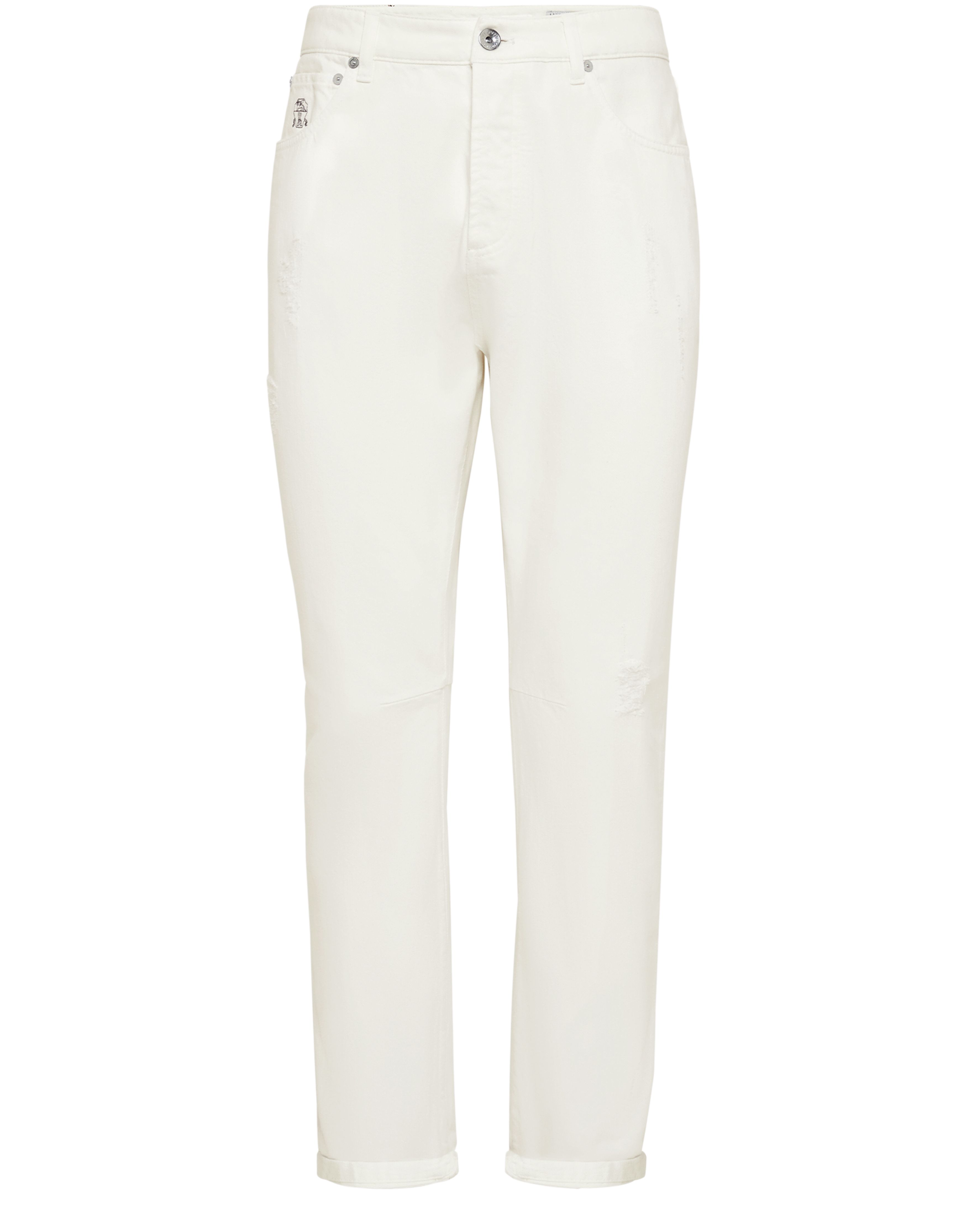 Brunello Cucinelli Denim trousers with rips