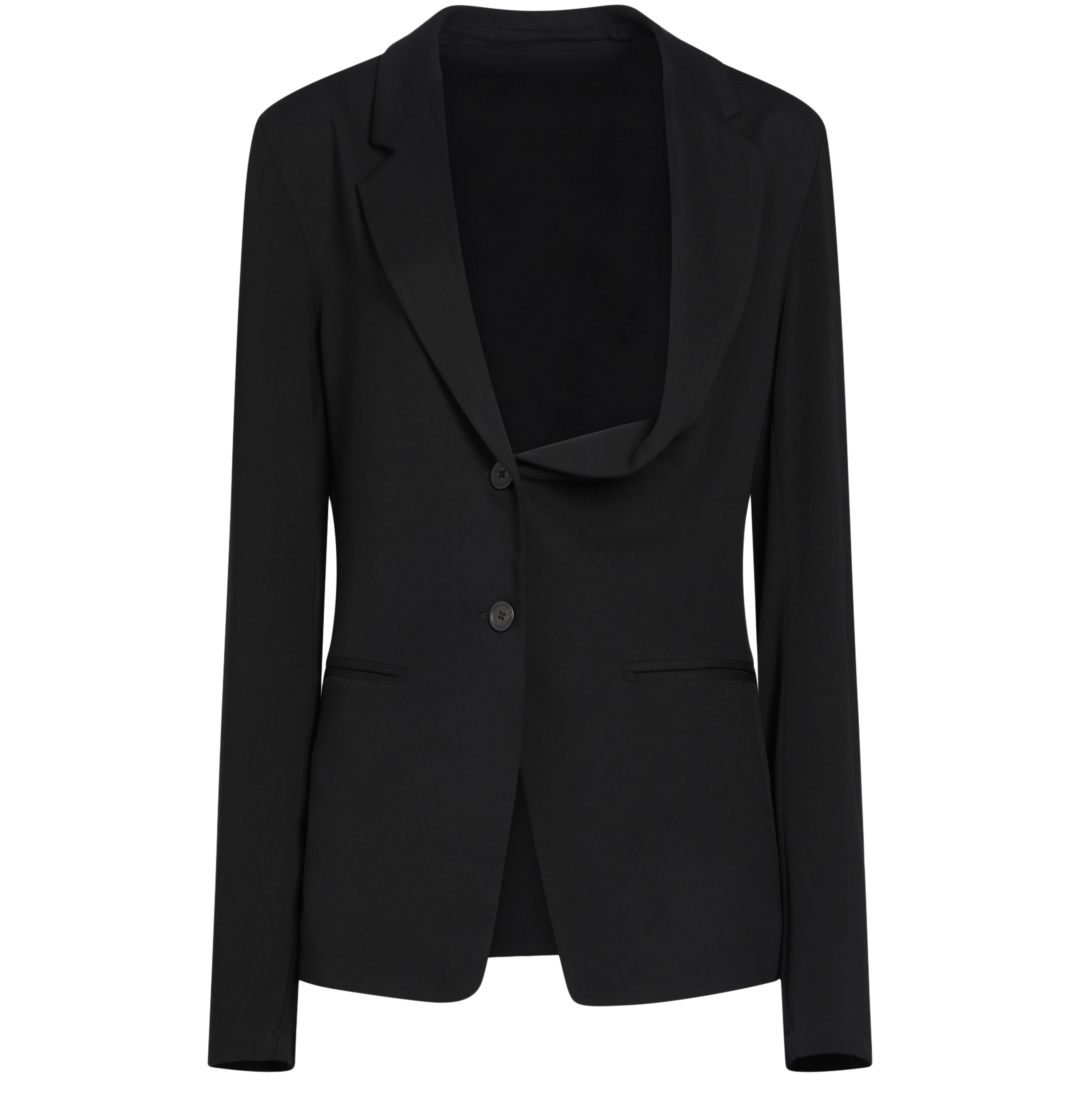 Ann Demeulemeester Nova light asymmetric deconstructed jacket