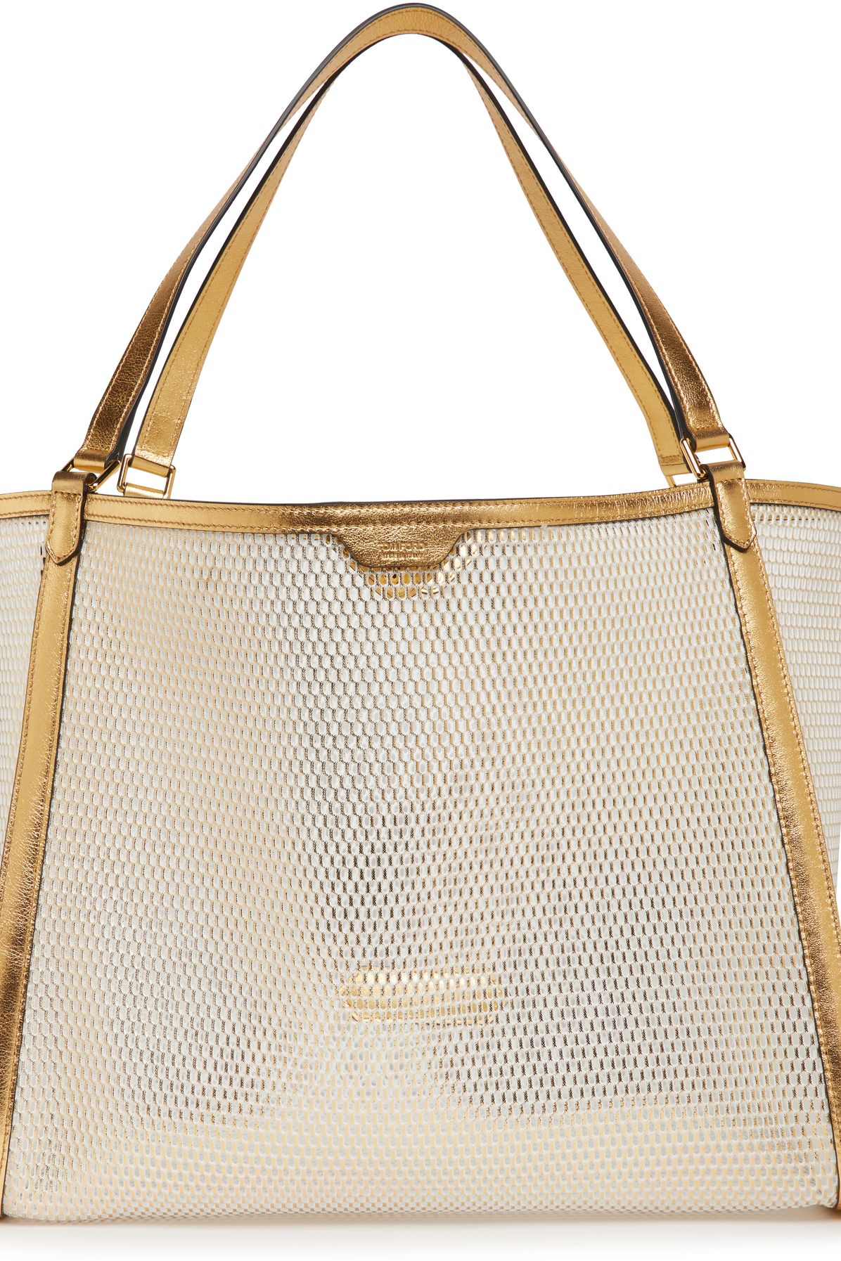 Tom Ford Metallic mesh medium tote bag