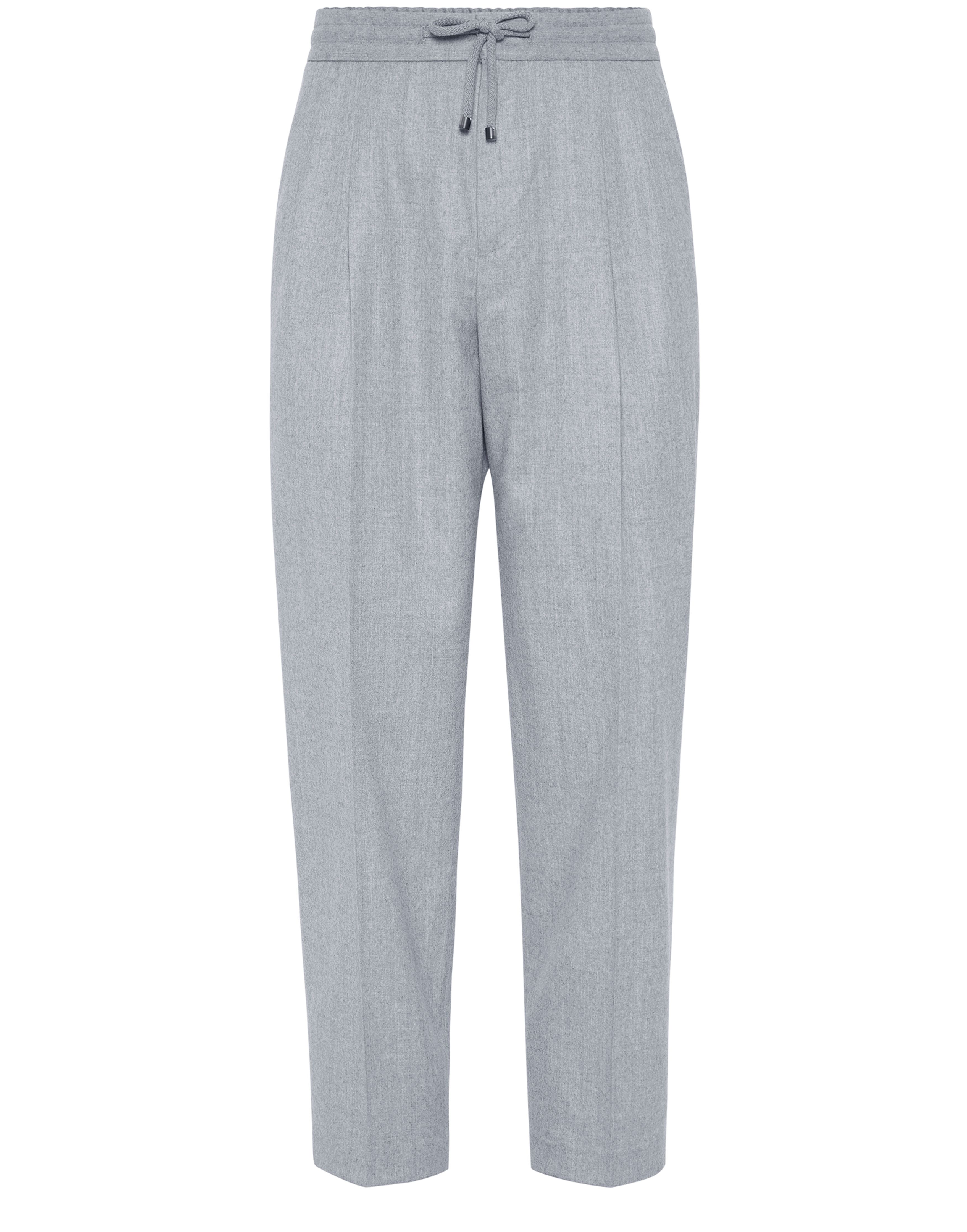 Brunello Cucinelli Virgin wool flannel trousers