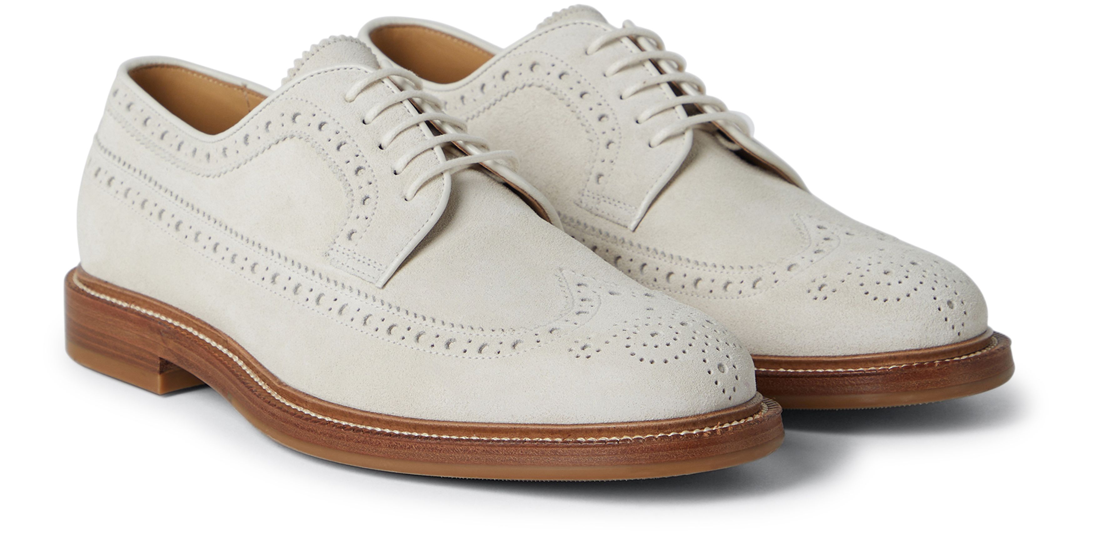 Brunello Cucinelli Longwing Brogue Derby shoes