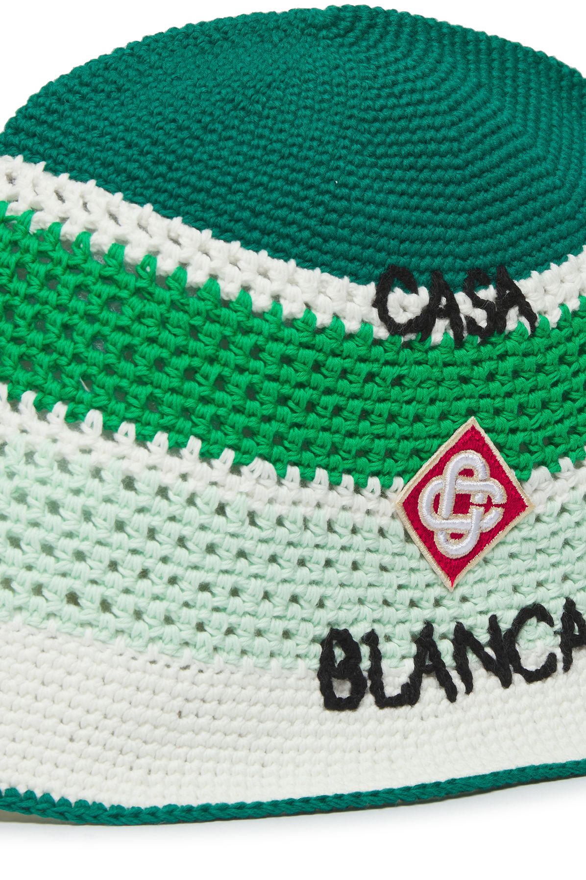 Casablanca Crocheted cotton bucket hat