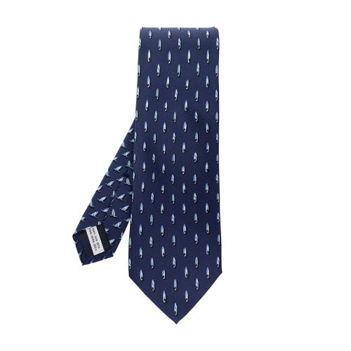 Salvatore Ferragamo Silk tie with print