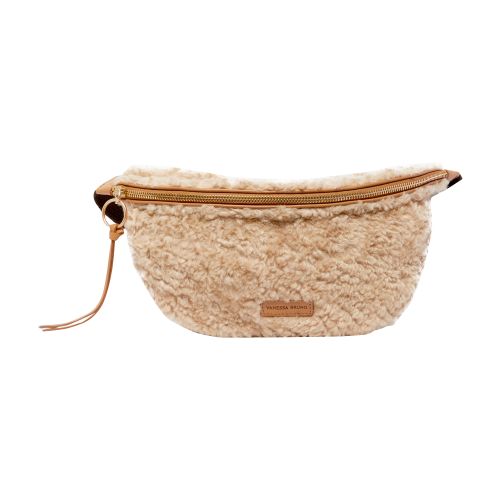  Faux fur belt bag