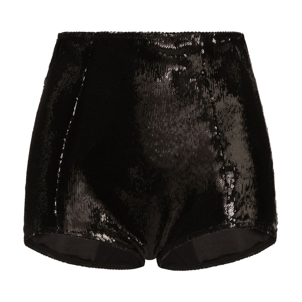 Dolce & Gabbana High-waisted sequined briefs