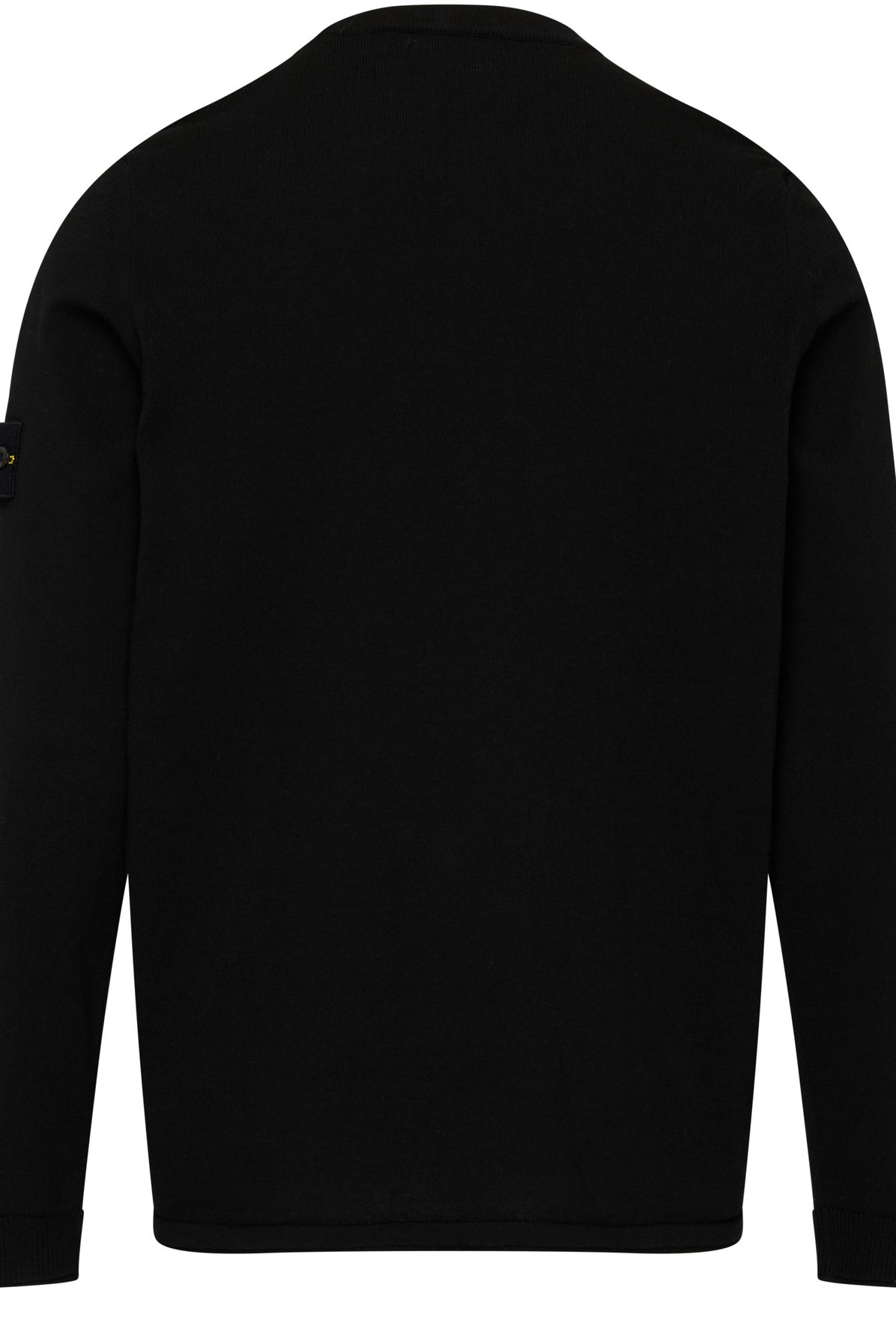 Stone Island Round neck sweater with logo patch