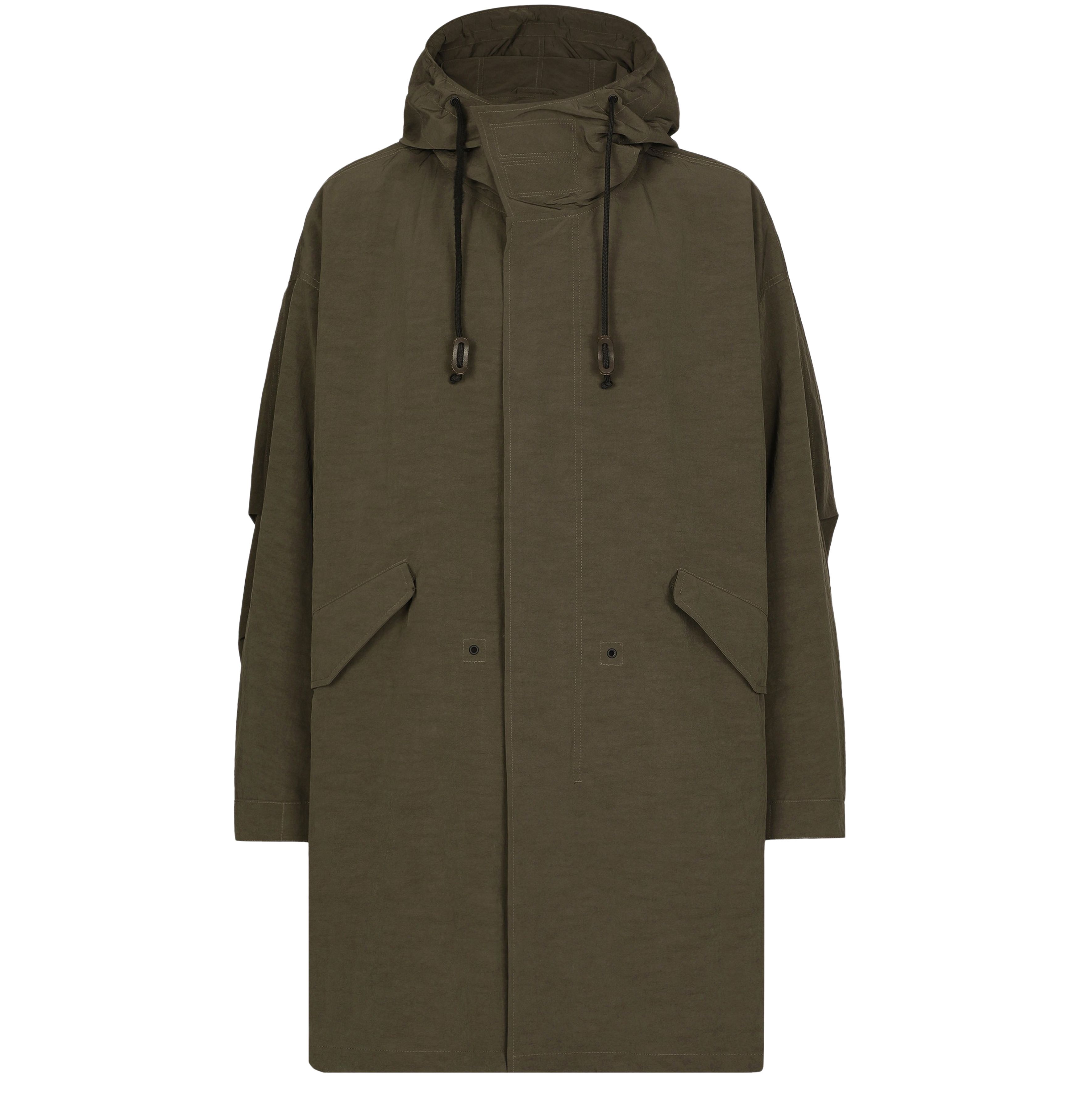 Dolce & Gabbana Unlined technical parka with hood