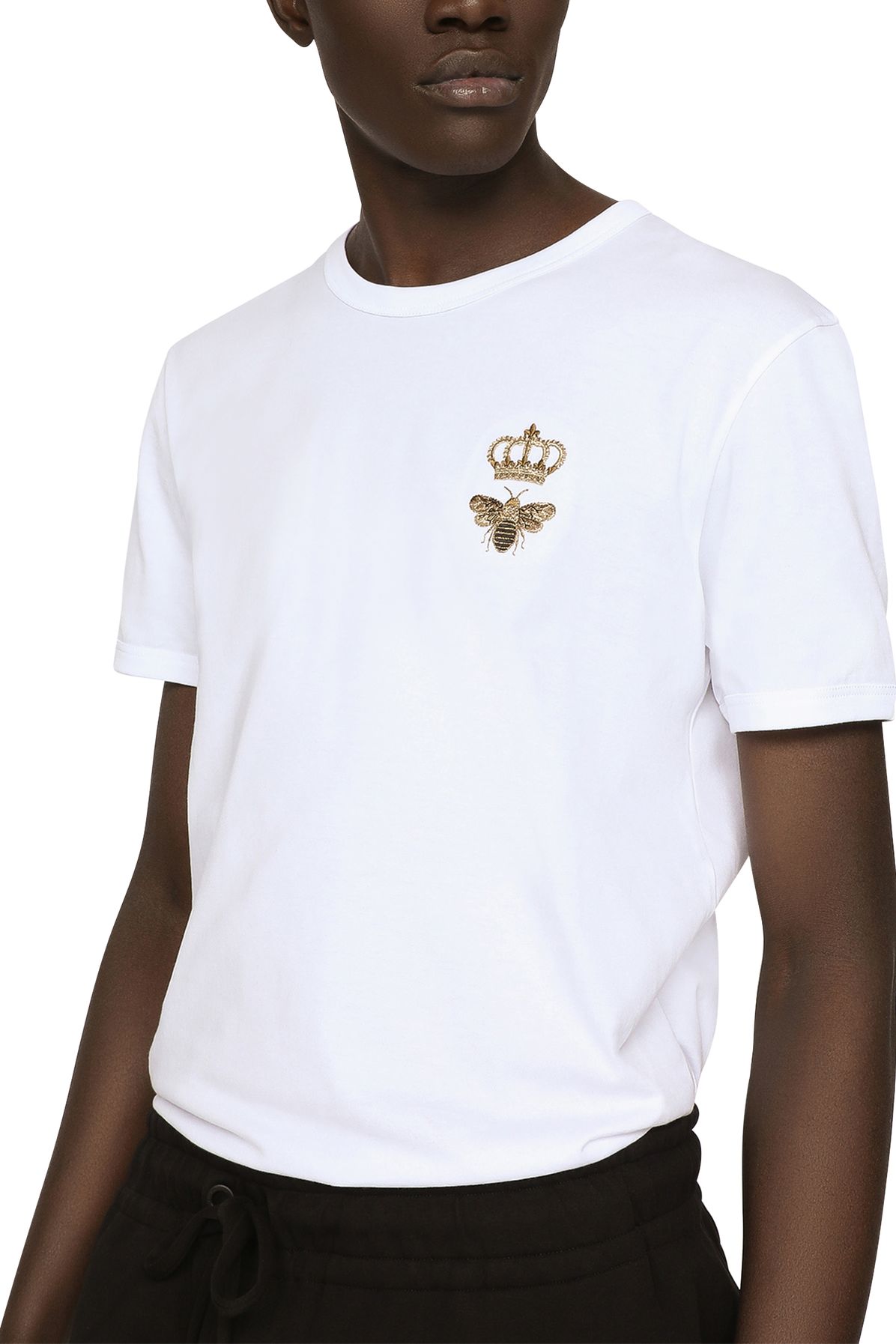 Dolce & Gabbana Cotton T-shirt with embroidery