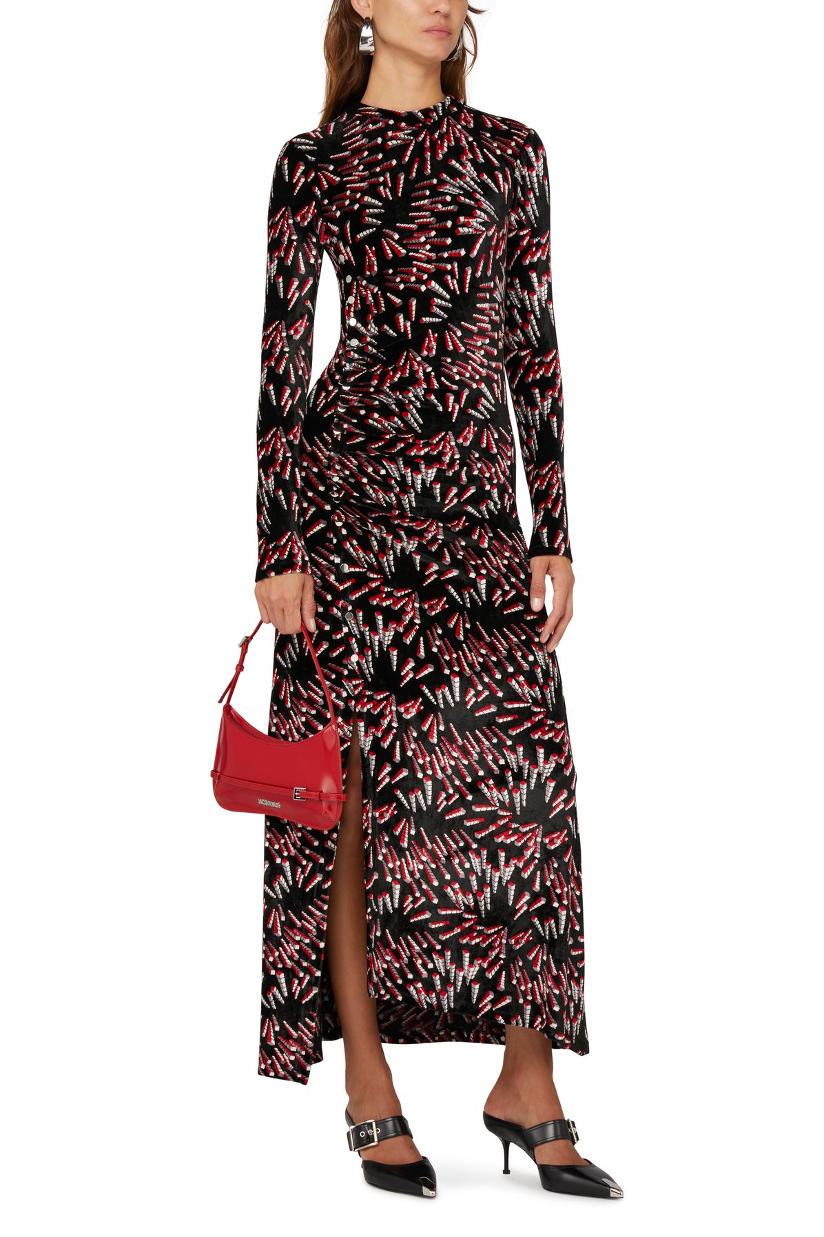 Rabanne Patterned long dress