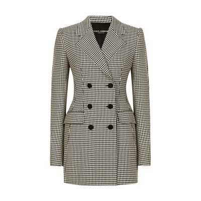 Dolce & Gabbana Double-breasted houndstooth jacket