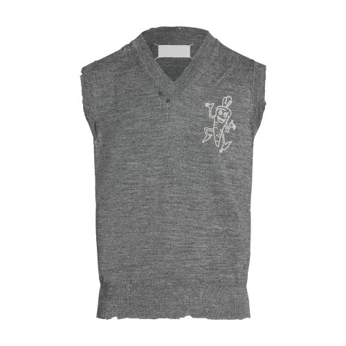 Maison Margiela Embroidered wool vest