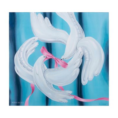 Nina Ricci Printed silk scarf