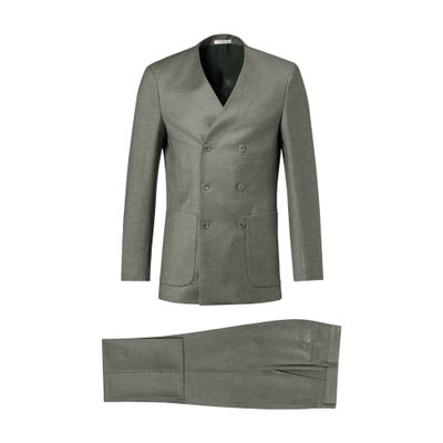  Wool double-breasted suit