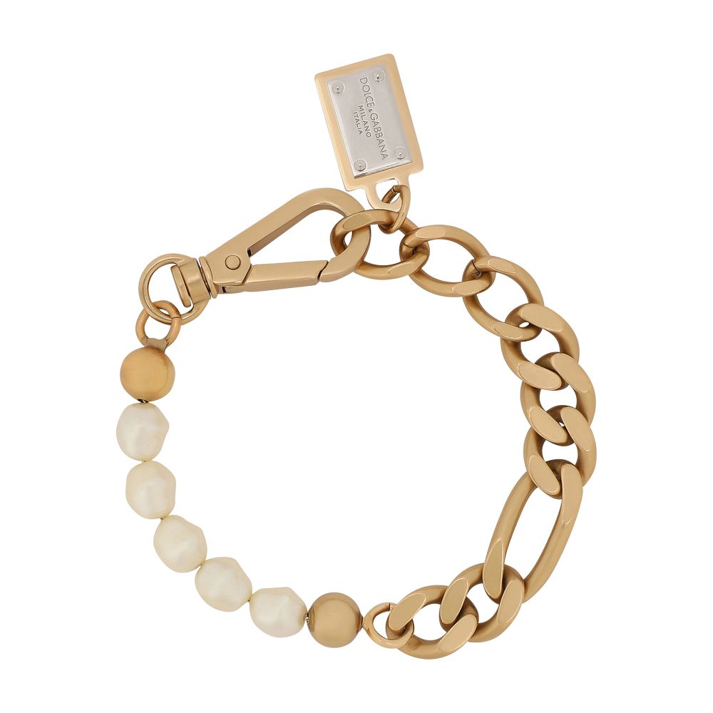 Dolce & Gabbana Link bracelet with pearls