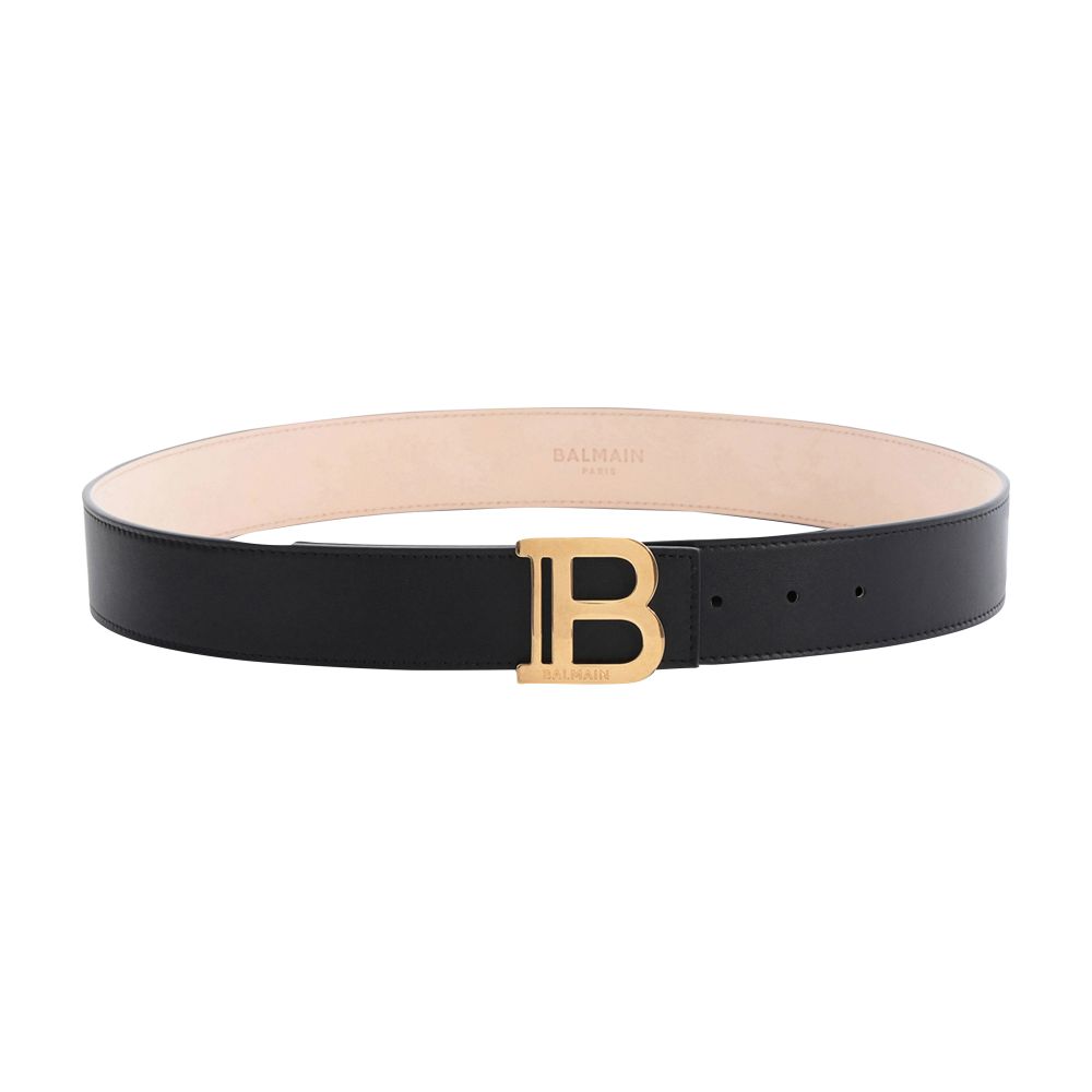 Balmain B-Belt leather belt