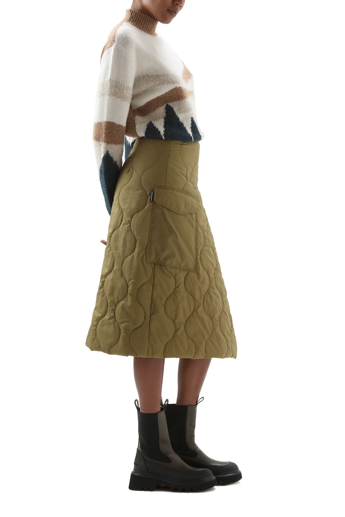 Woolrich Silky Crinkle Skirt