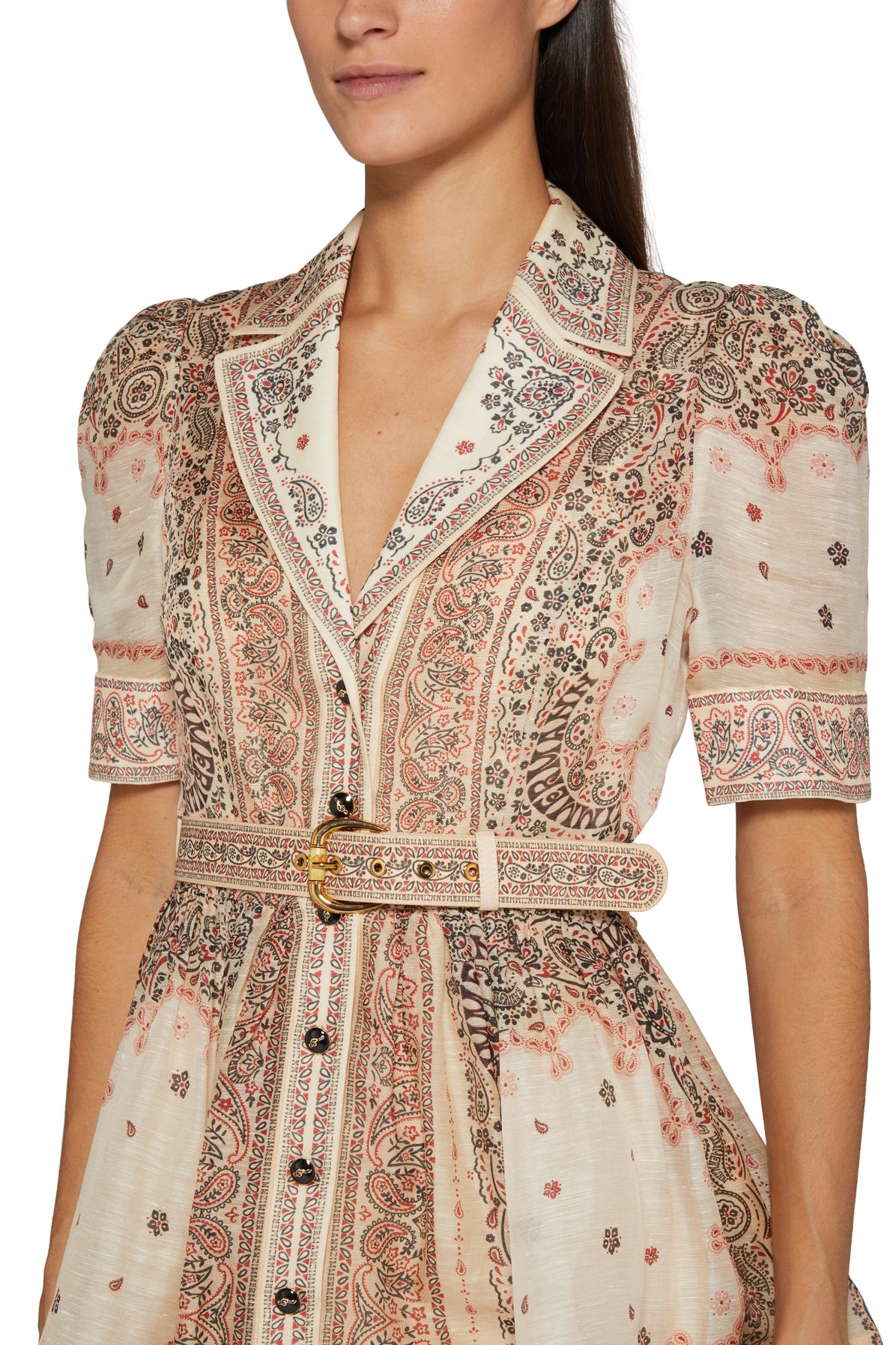 Zimmermann Matchmaker Mini Shirt Dress