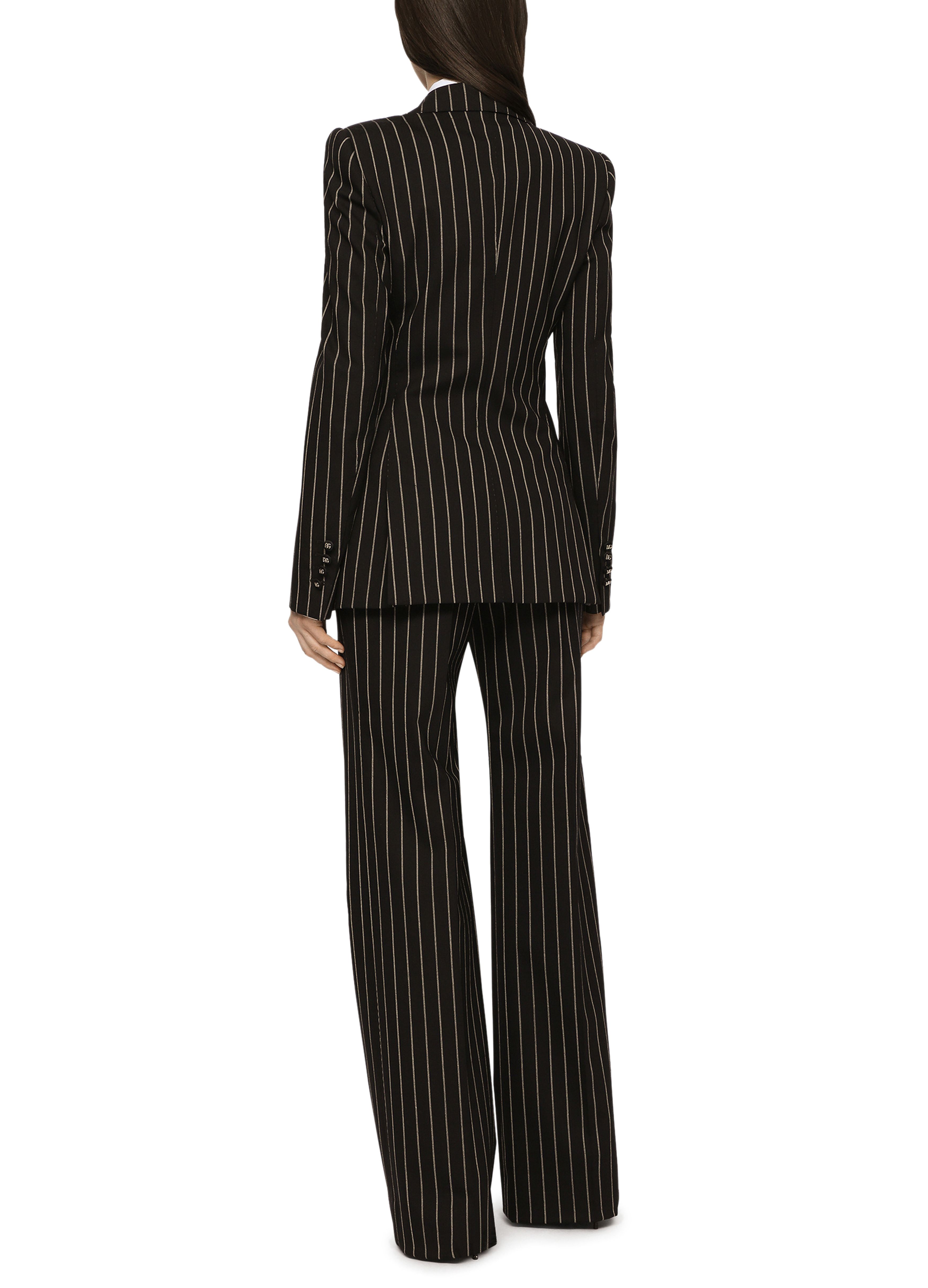 Dolce & Gabbana Pinstripe wool palazzo pants