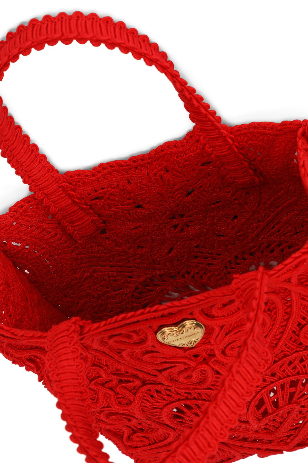 Dolce & Gabbana Small cordonetto lace shopper