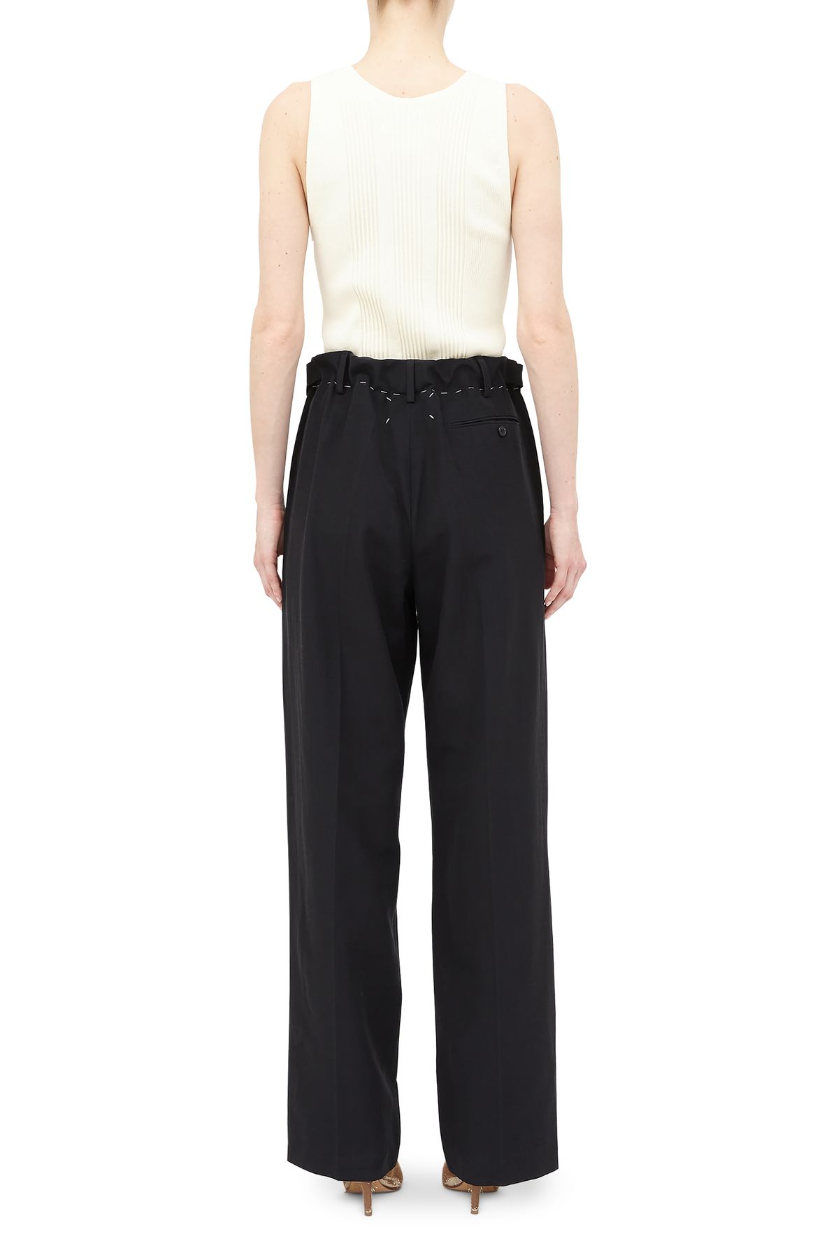 Maison Margiela Cotton moiré pants