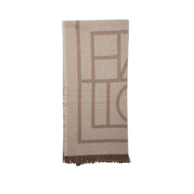 Toteme Monogram Wool Cashmere Scarf