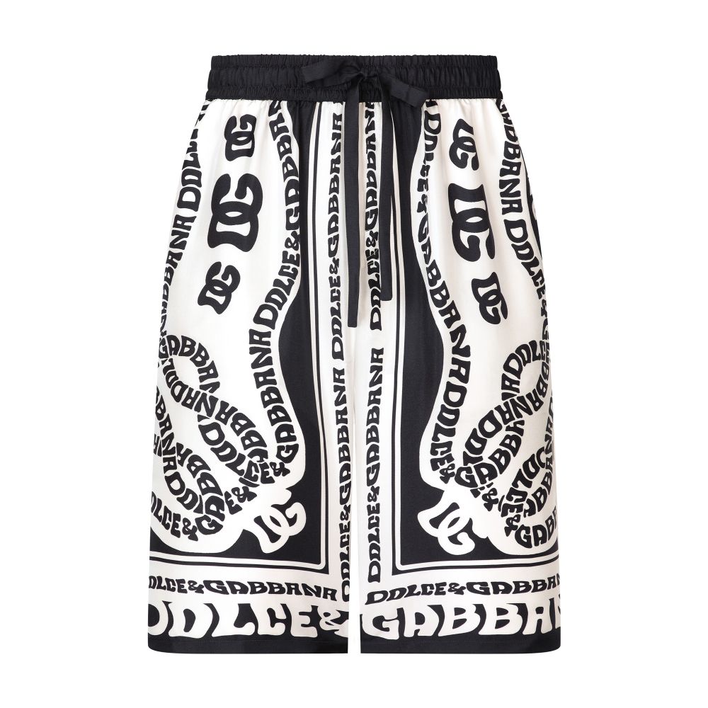 Dolce & Gabbana Silk twill shorts