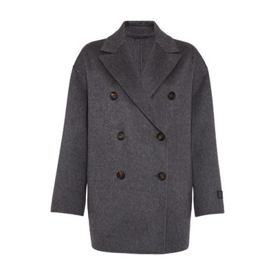 Brunello Cucinelli Hand-finished pea jacket