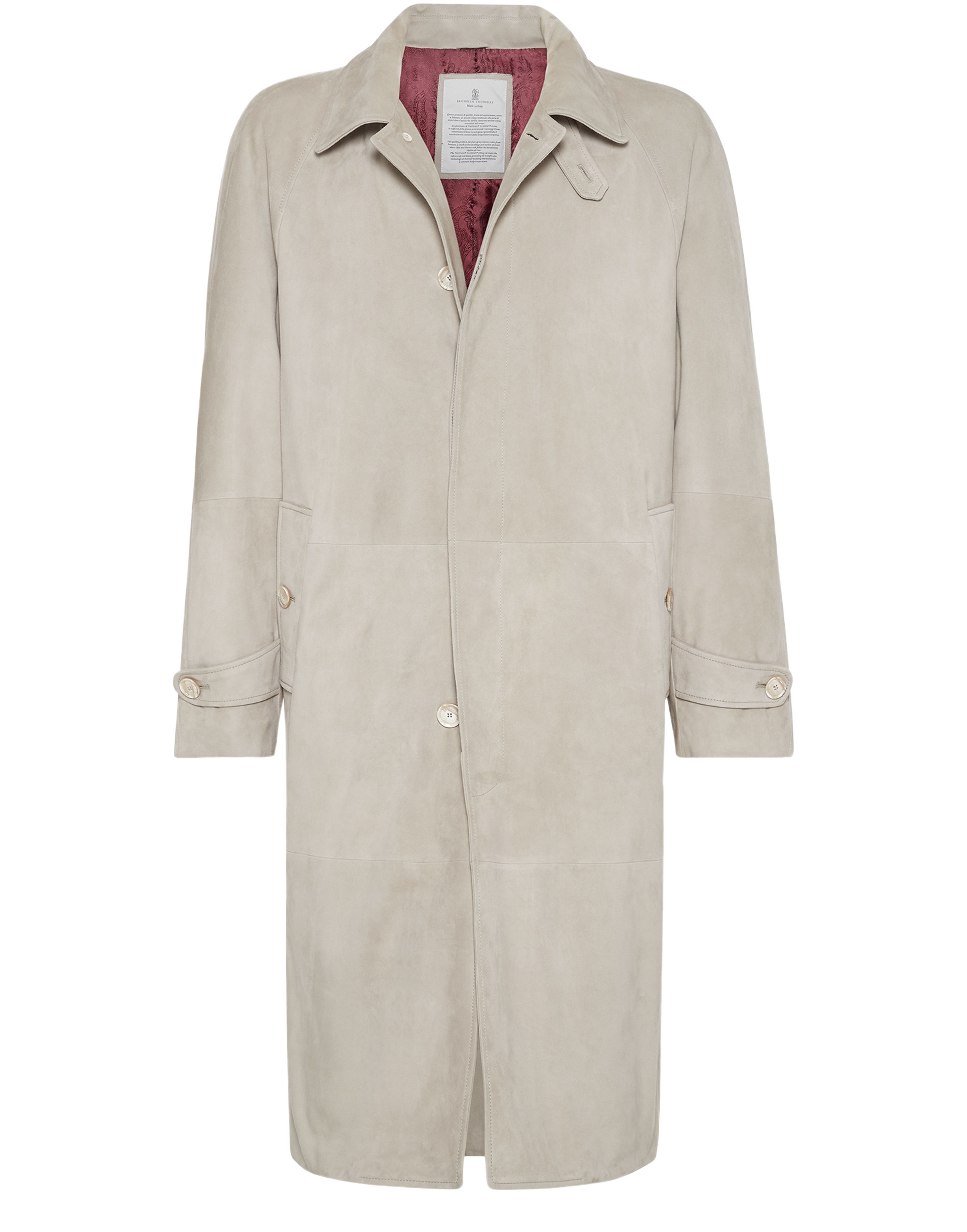 Brunello Cucinelli Suede overcoat