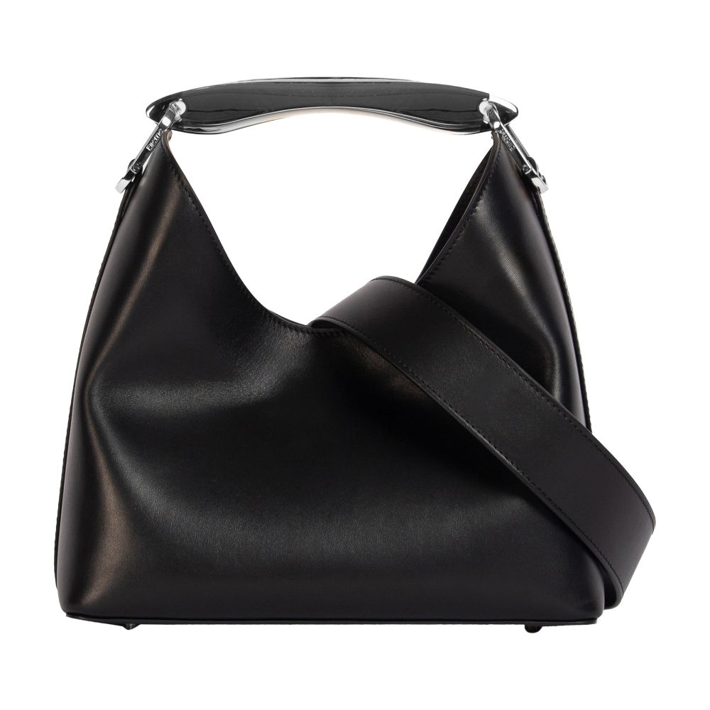 Elleme Boomerang leather bag with silver hardware
